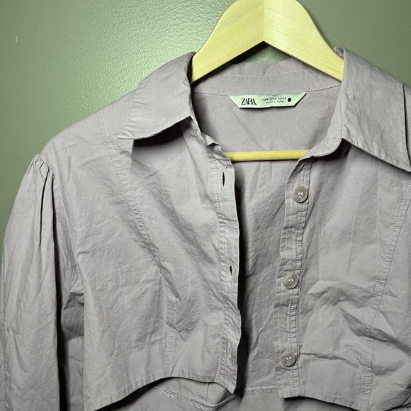Cropped Zara Shirt - New - Picture 2 of 3